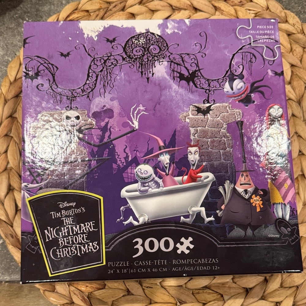 Disney Purple and Black The Nightmare Before Christmas Puzzle